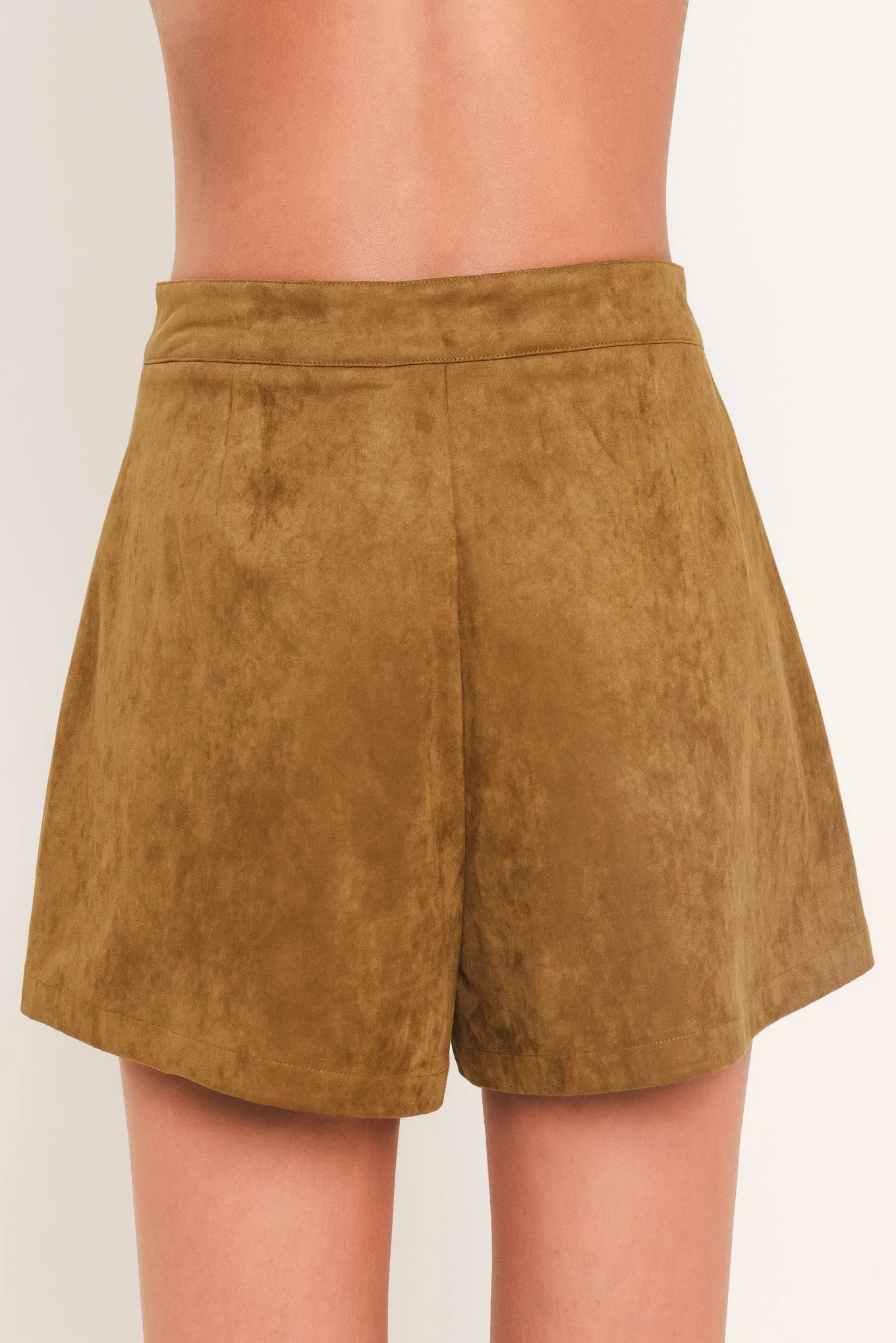 Amber Arabesque Aura Faux Suede Shorts sold by Zulily product image thumbnail 2