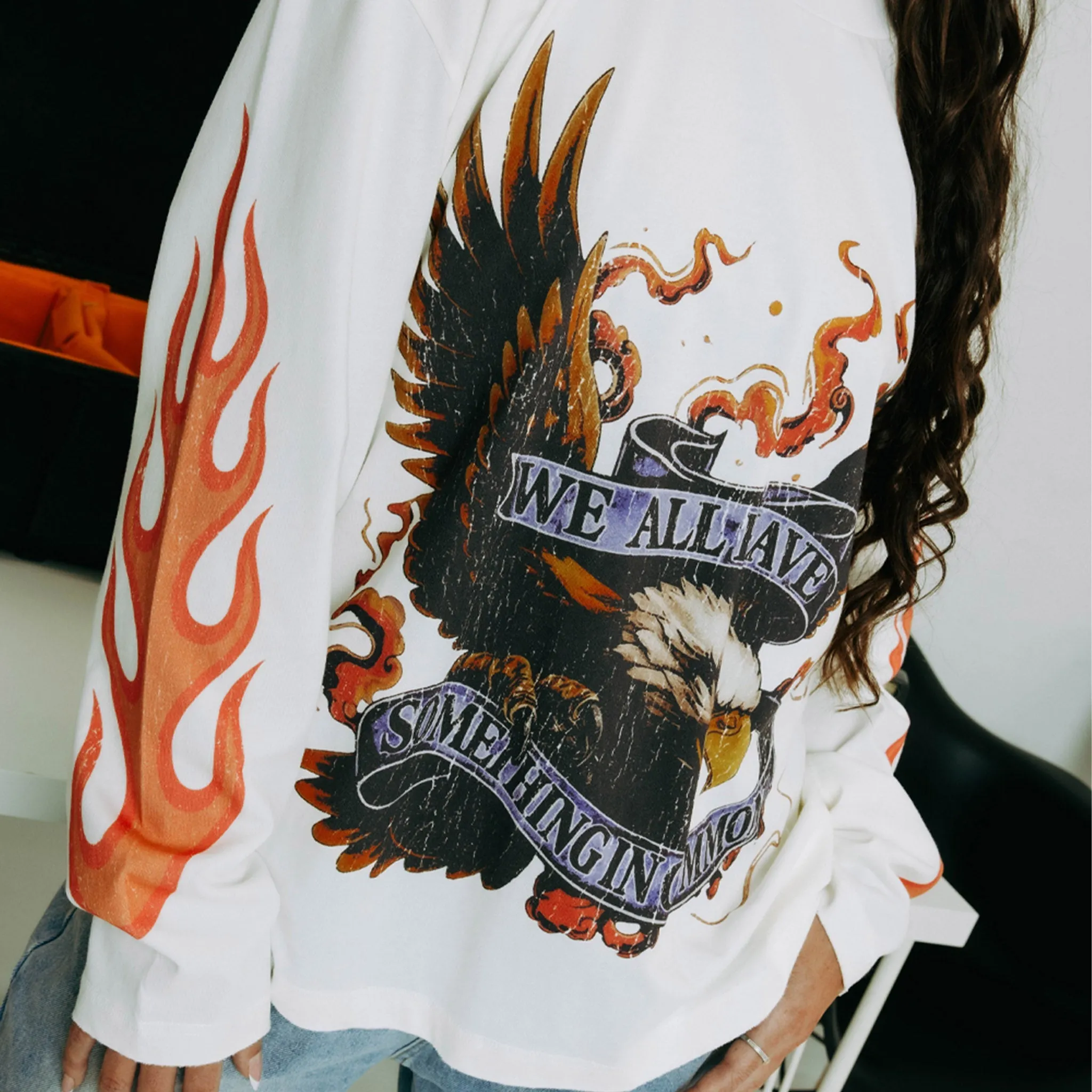 Commons Freedom Long Sleeve Tee White sold by Zulily product image thumbnail 3