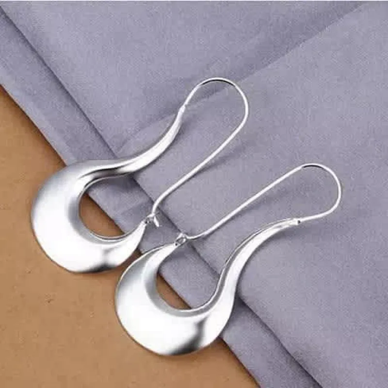 Vista Moon Dance Gold and Silver Crescent Earrings - Gold made by Zulily