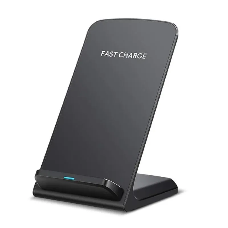 Prime Goods Qi Wireless Fast Charger Charging Pad Stand Dock for Samsung Galaxy iPhone Phone - Black made by Zulily