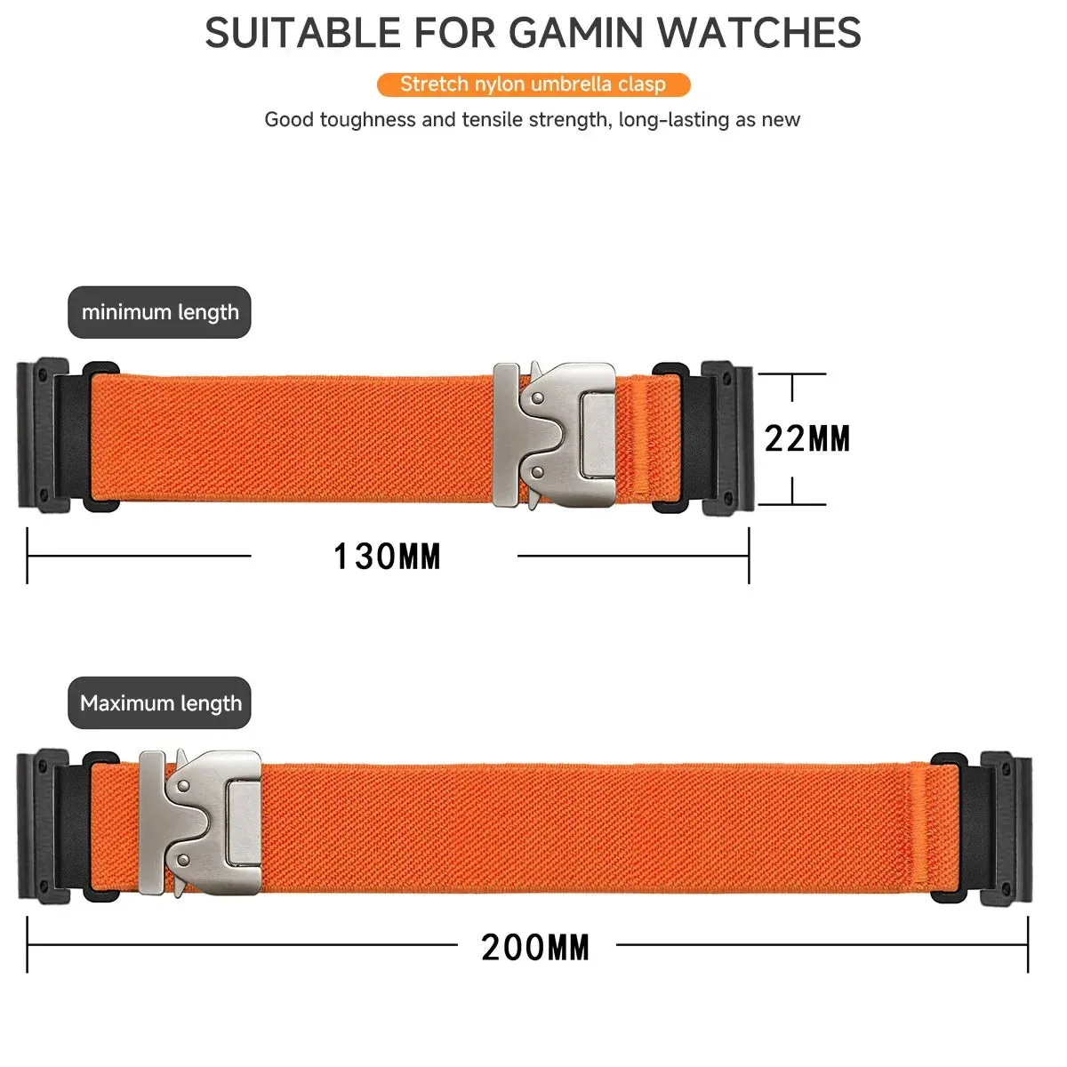 Garmin Nylon Military Strap - Soft Wear-Resistant Band sold by Zulily product image thumbnail 5