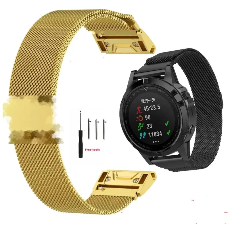 Garmin Metal Milanese Band - Magnetic, Stylish, Comfortable made by Zulily