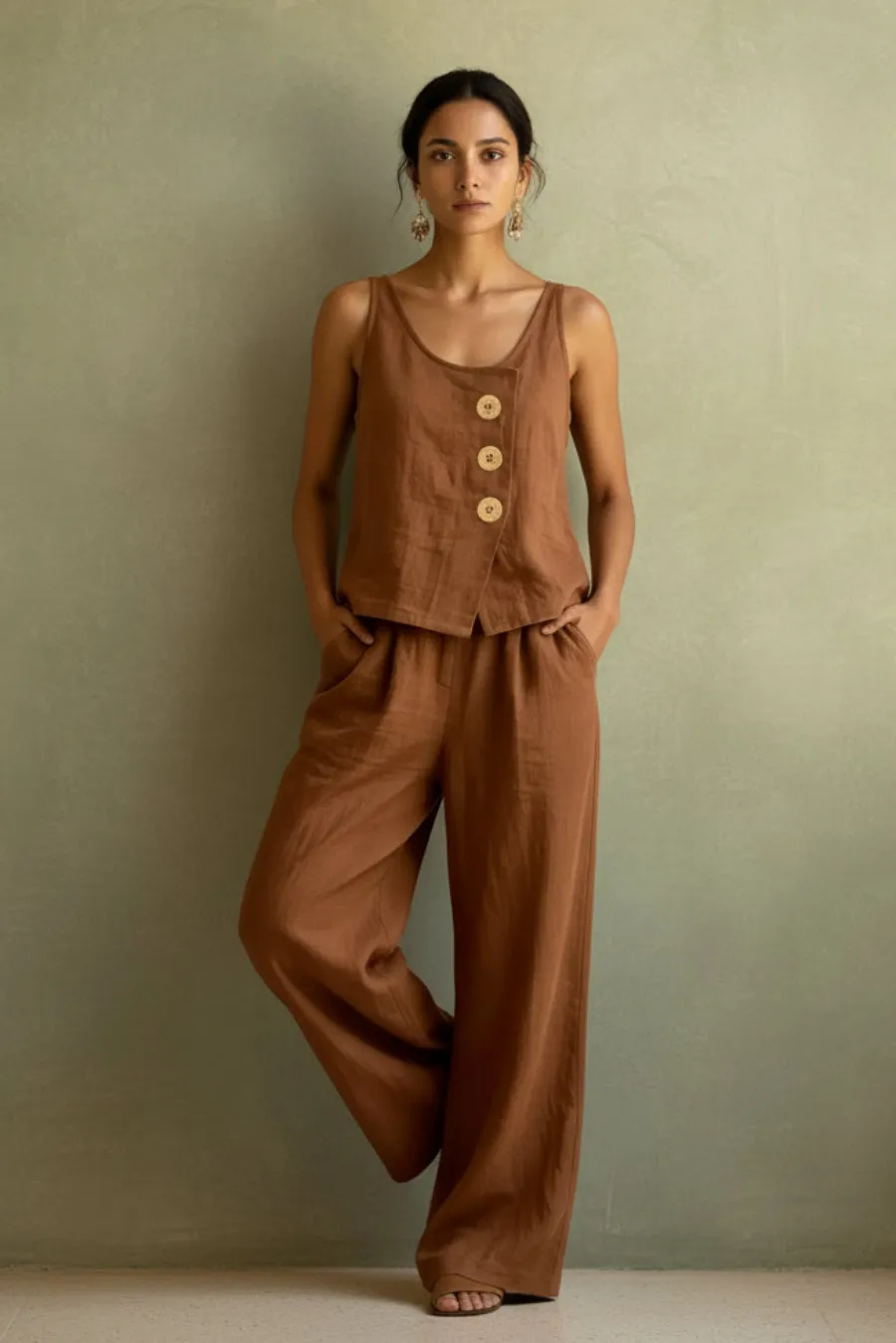Women's Sleeveless Tank Top & Pants Two-Piece Set sold by Zulily product image thumbnail 4