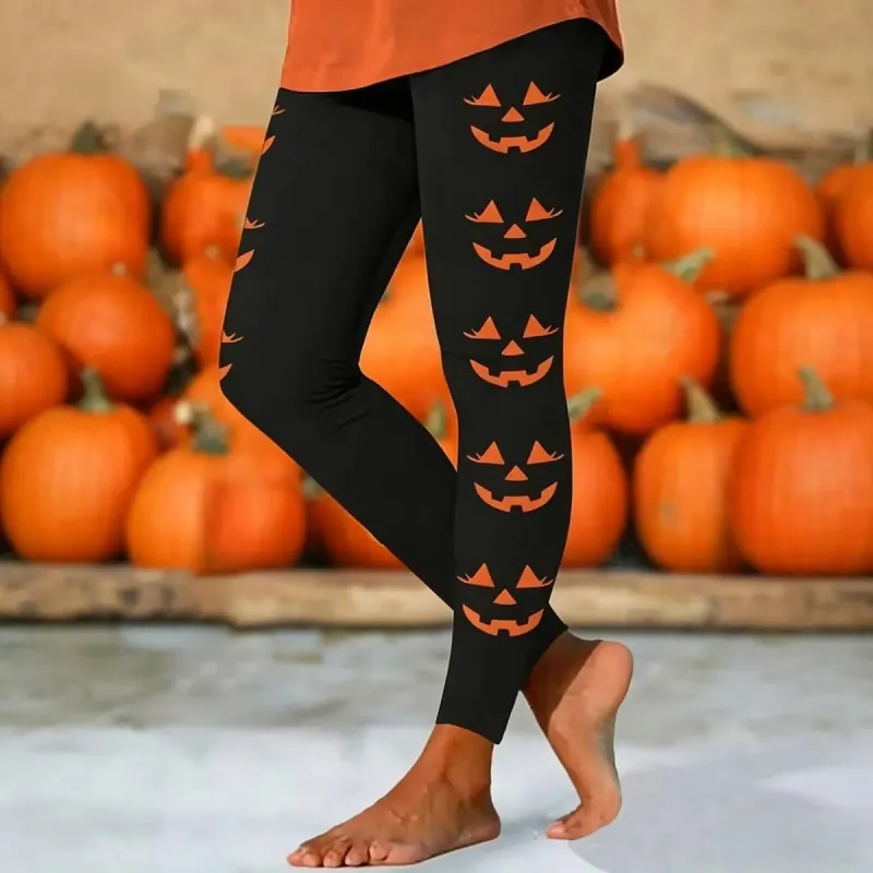 Halloween Themed Printed Leggings for Women made by Leo Rosi