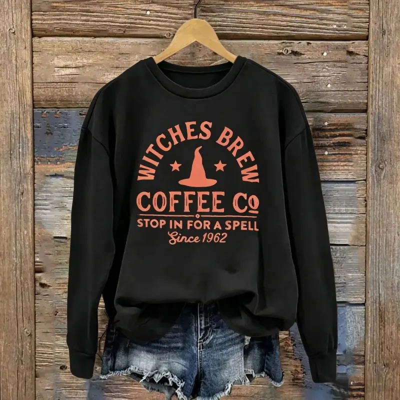 Halloween Graphic Sweatshirt for Women made by Leo Rosi