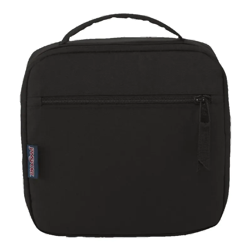 JanSport Lunch Break Lunch Bag 5L — Black Insulated Cooler Tote made by Jansport