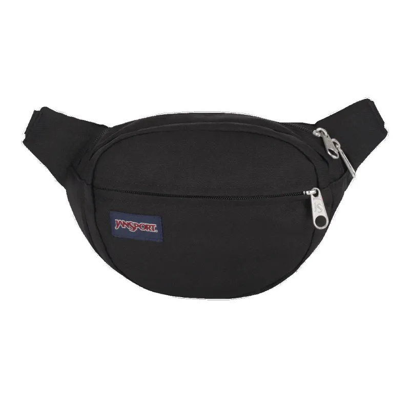 JanSport Fifth Avenue Fanny Pack 2.5L — Black Adjustable Waist Bag made by Jansport