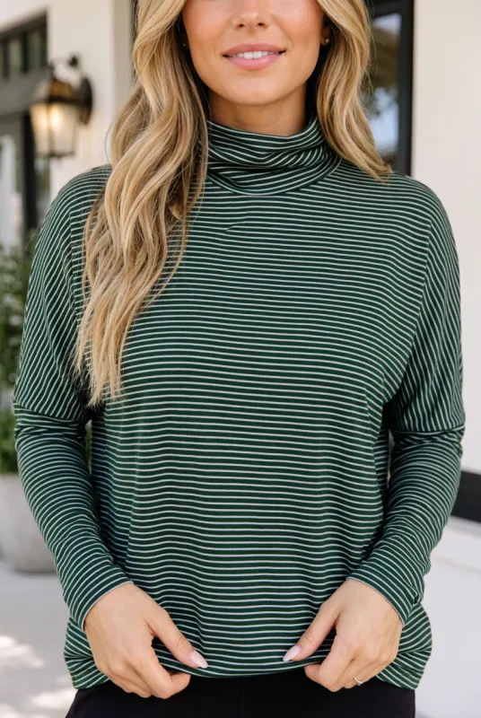 Clare Casual Top Long Sleeve Top made by Threaded Pear
