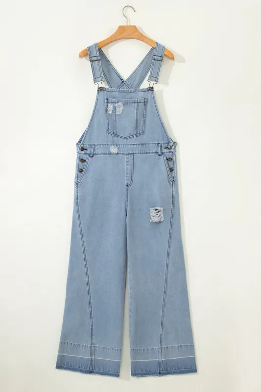 Izabella Straps Overall Jumpsuit made by Threaded Pear