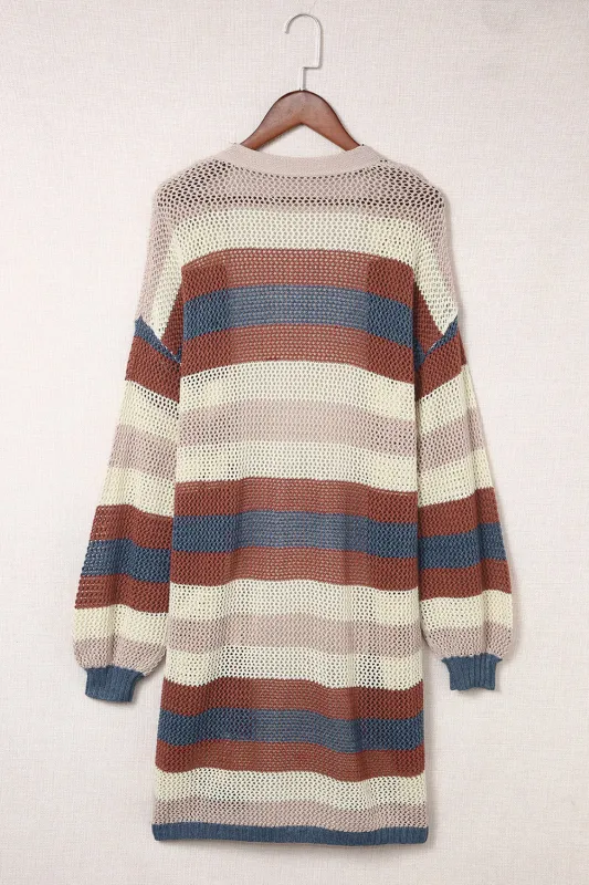 Kamryn Hollowed Knit Cardigan made by Threaded Pear