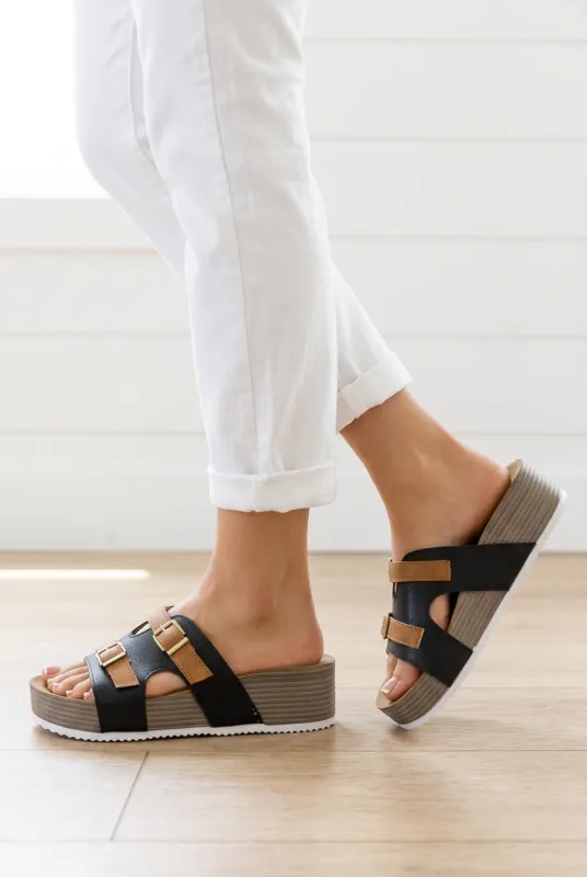 Jenesis Retro Platform Slippers made by Threaded Pear