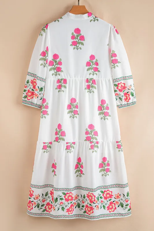 Anastacia Sleeve Maxi Dress made by Threaded Pear
