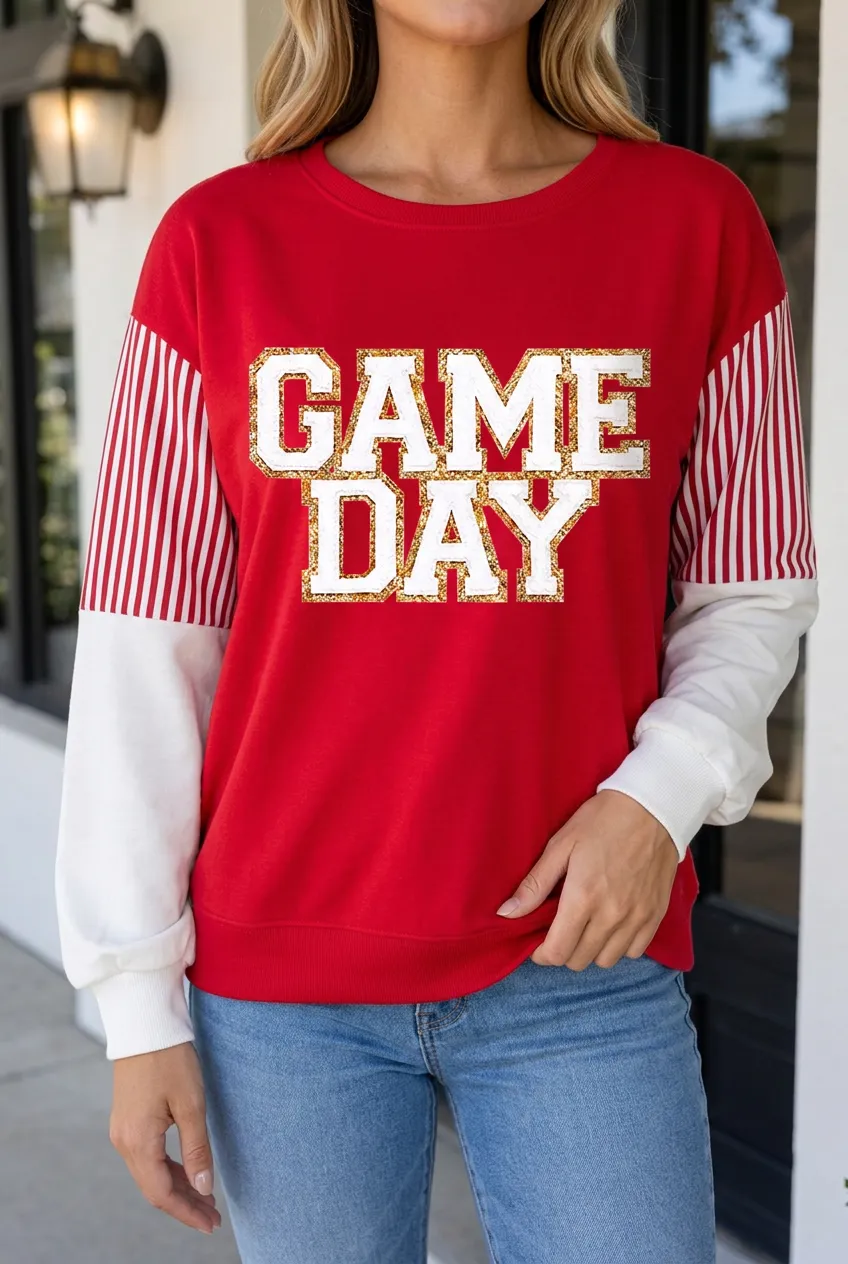Melany Game Day Graphic Pullover sold by Zulily