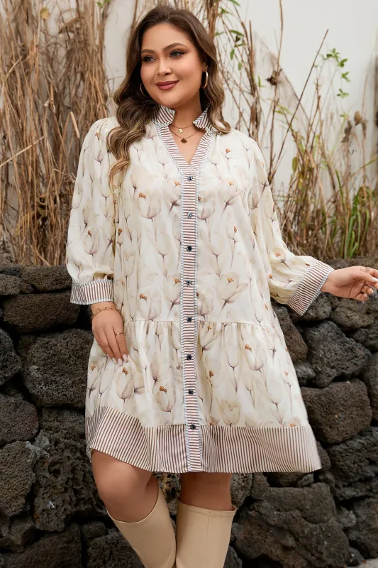 Vivienne a Line PLUS Dress made by Threaded Pear