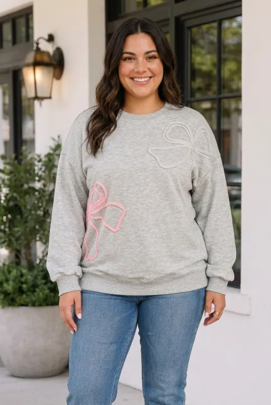 Yuliana Drop Shoulder PLUS Sweatshirt made by Threaded Pear