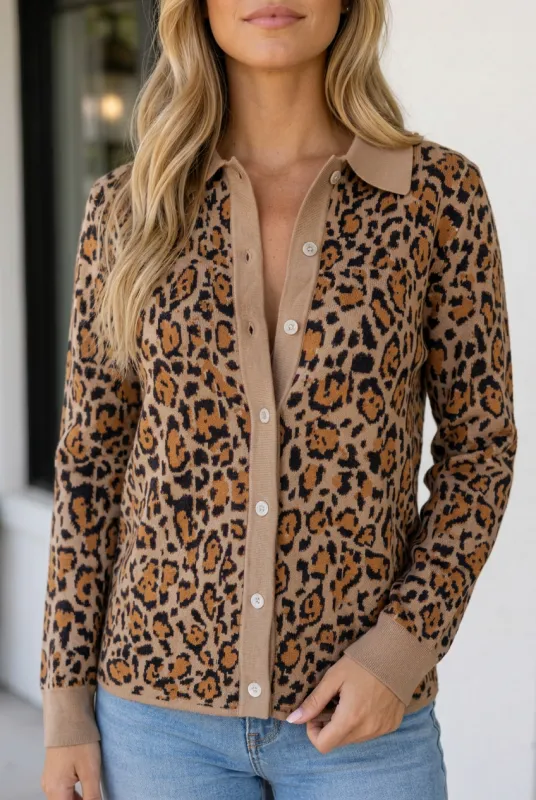 Zara Print Up Cardigan made by Threaded Pear