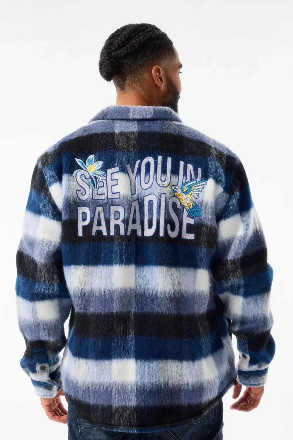Jordan Craig See You In Paradise Sherpa Jacket - Blue sold by Zulily product image thumbnail 3