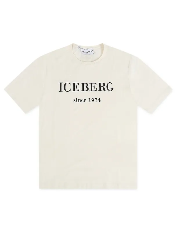 Iceberg Since 1974 Tee - Cream made by Iceberg