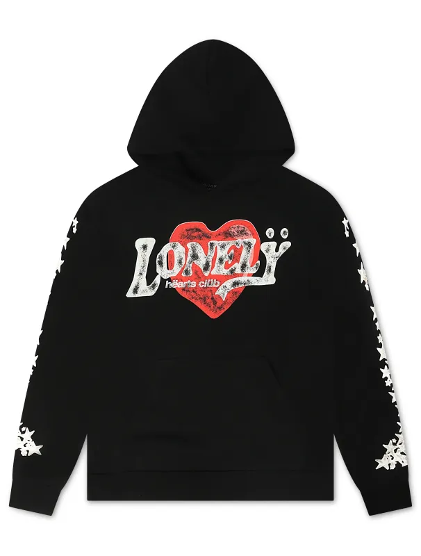Lonely Hearts Love Me Forever Hoodie - Black made by Zulily