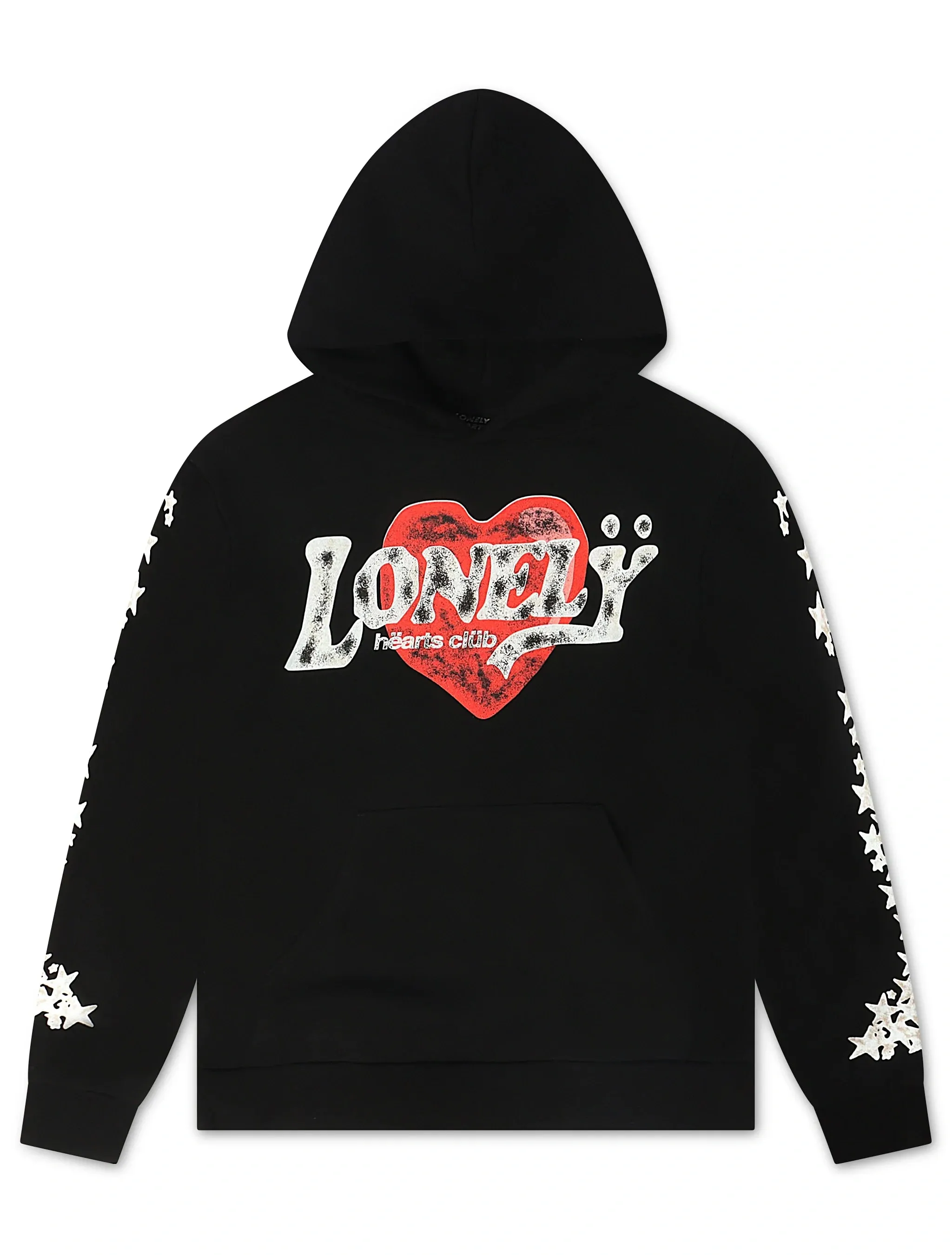Lonely Hearts Love Me Forever Hoodie - Black sold by Zulily