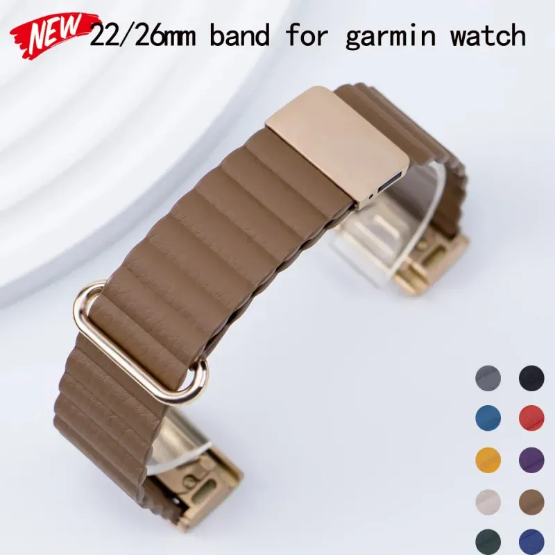 Garmin Leather Band - Premium Comfort Strap made by Zulily