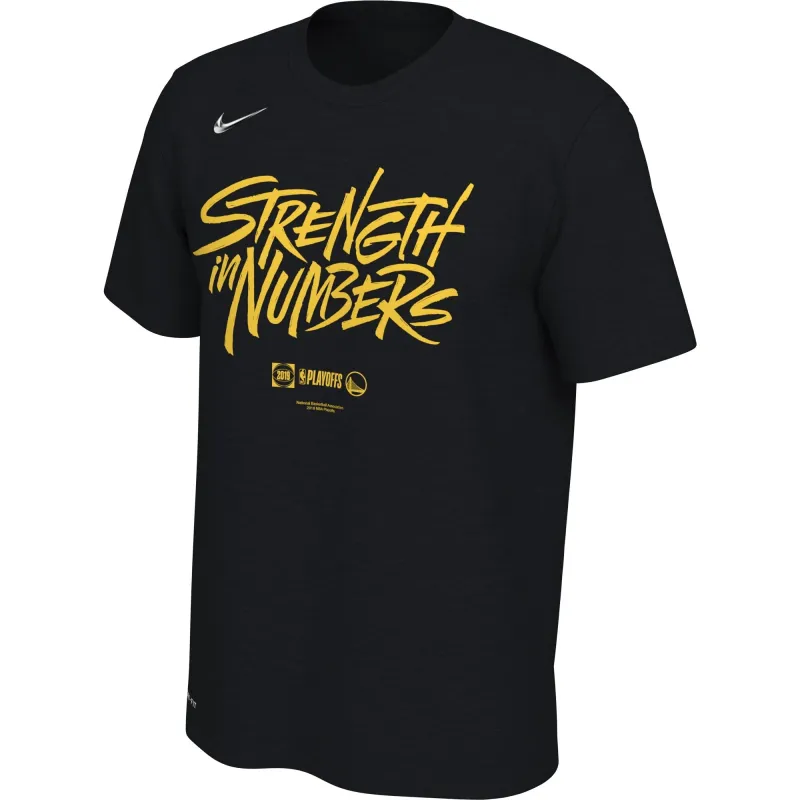 Nike Men's NBA Gs Warriors 2019 Playoffs Bound Mantra Dri-Fit Tee made by Nike