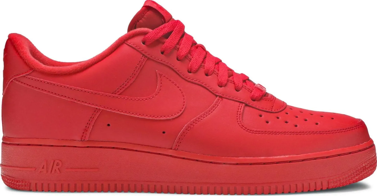 Nike Men's Air Force 1 Low 'Triple Red' made by Nike