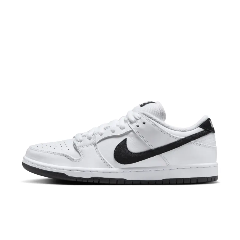 Nike Men's Sb Dunk Low 'White Black' Sneakers made by Nike