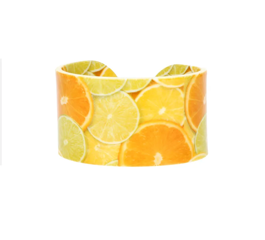 When Life Gives You Lemons Cuff Bracelet made by Zulily