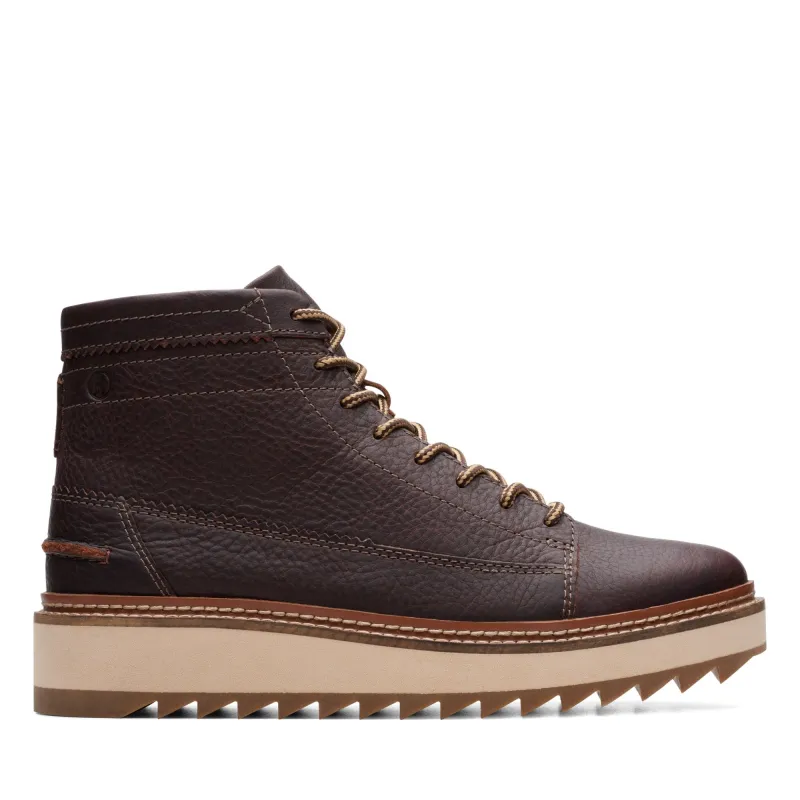 Clarks Men's Clarkhill Hi - Brown made by Clarks