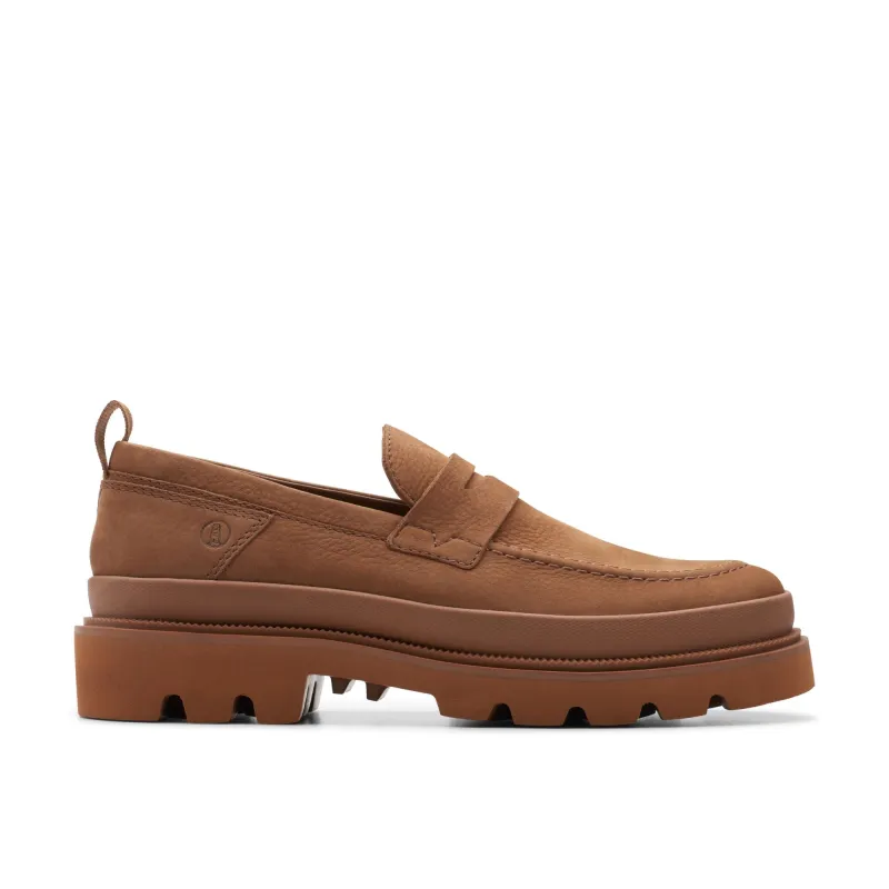 Clarks Men's Badell Step - Brown made by Clarks