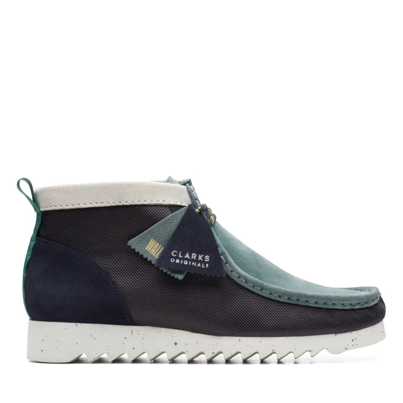 Clarks Men's Wallabee Ftre - Blue/Green made by Clarks