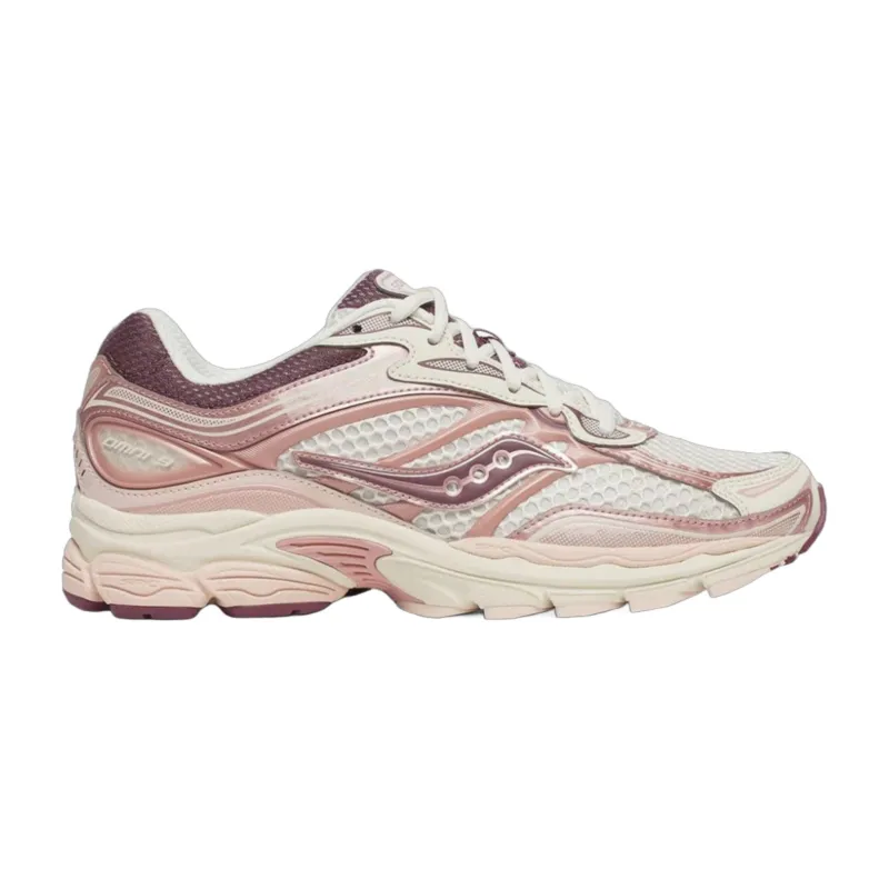 Saucony Womens Progrid Omni 9 Ivory/Peony made by Saucony