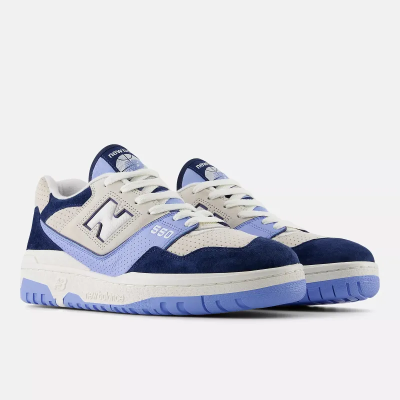 New Balance Mens 550 Navy Electric Sky made by New Balance