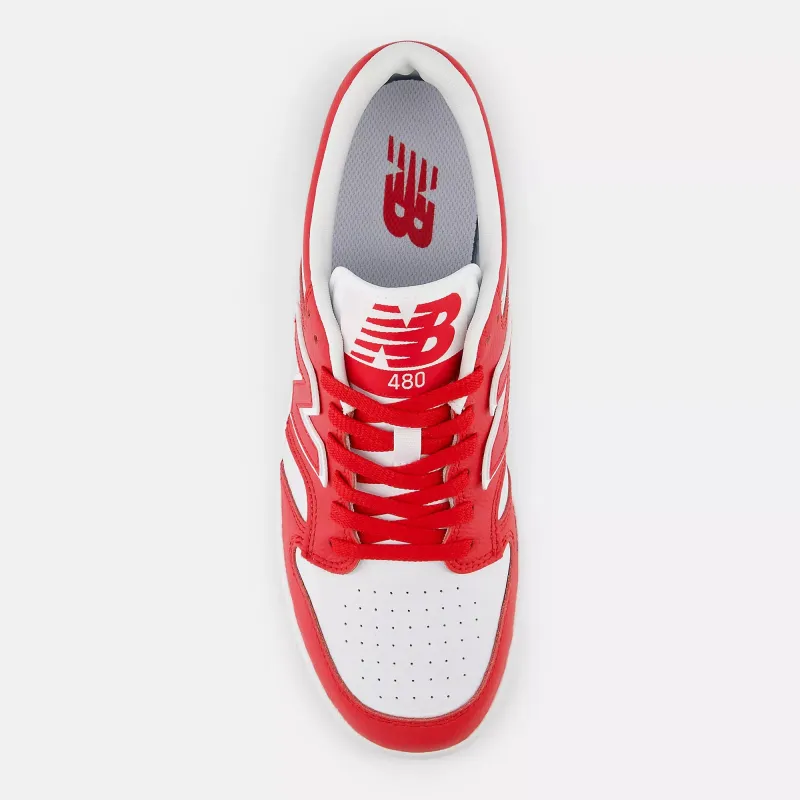 New Balance Mens 480 Team Red/White made by New Balance