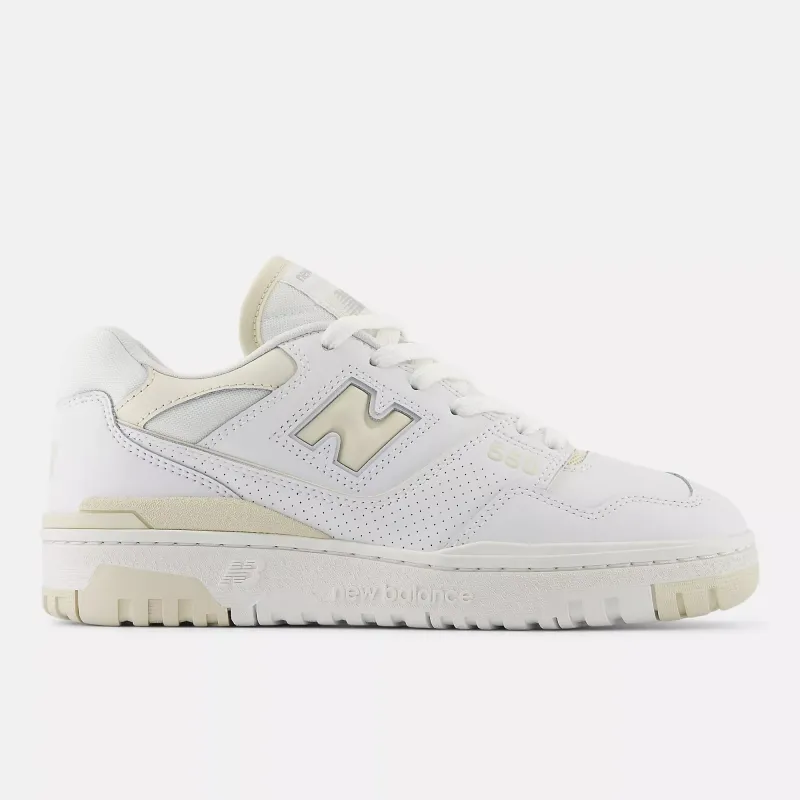 New Balance Womens 550 White Linen made by New Balance