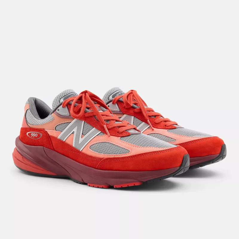 New Balance Mens 990V6 Miusa Molten Lava made by New Balance
