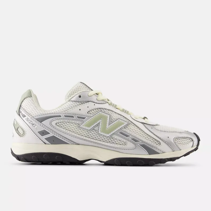 New Balance Mens 204L Silver Metallic Sage Green made by New Balance