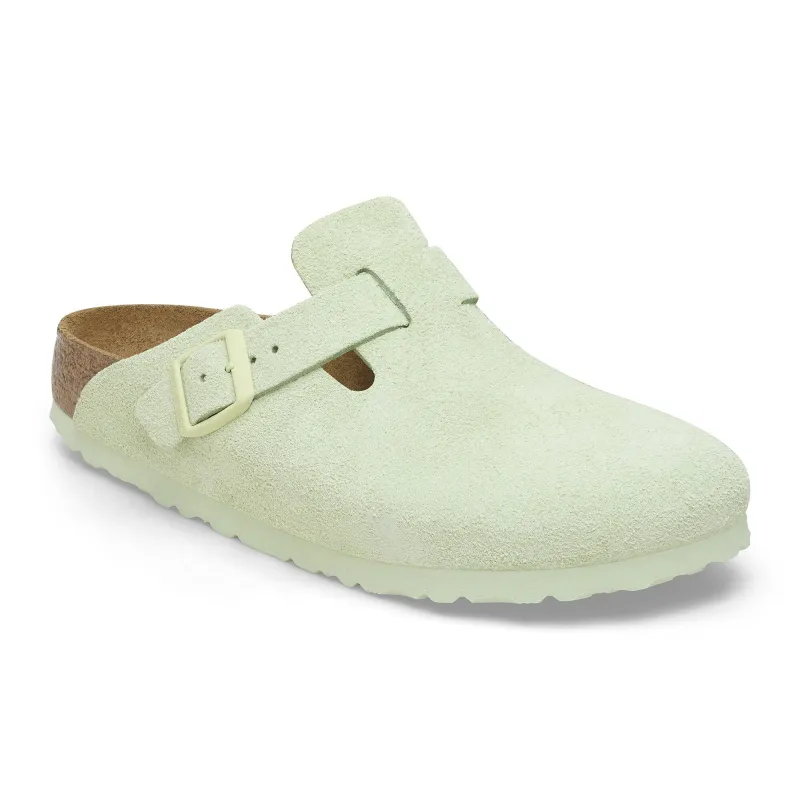 Birkenstock Boston Soft Footbed Suede Leather 'Regular Fit' Clogs made by Birkenstock