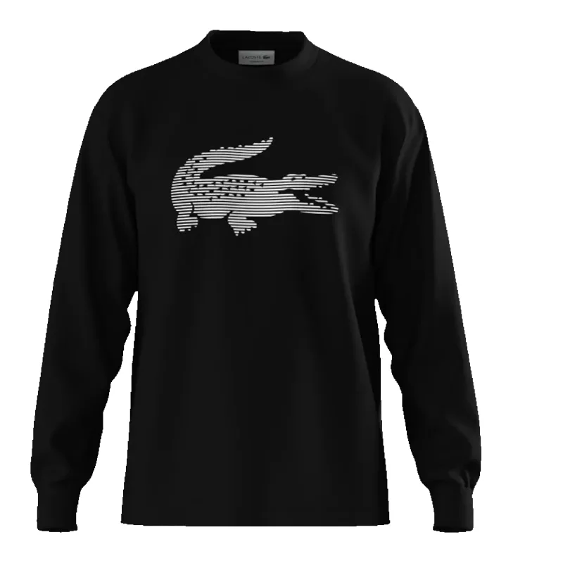Lacoste Crewneck T-shirt Mens Black made by Lacoste