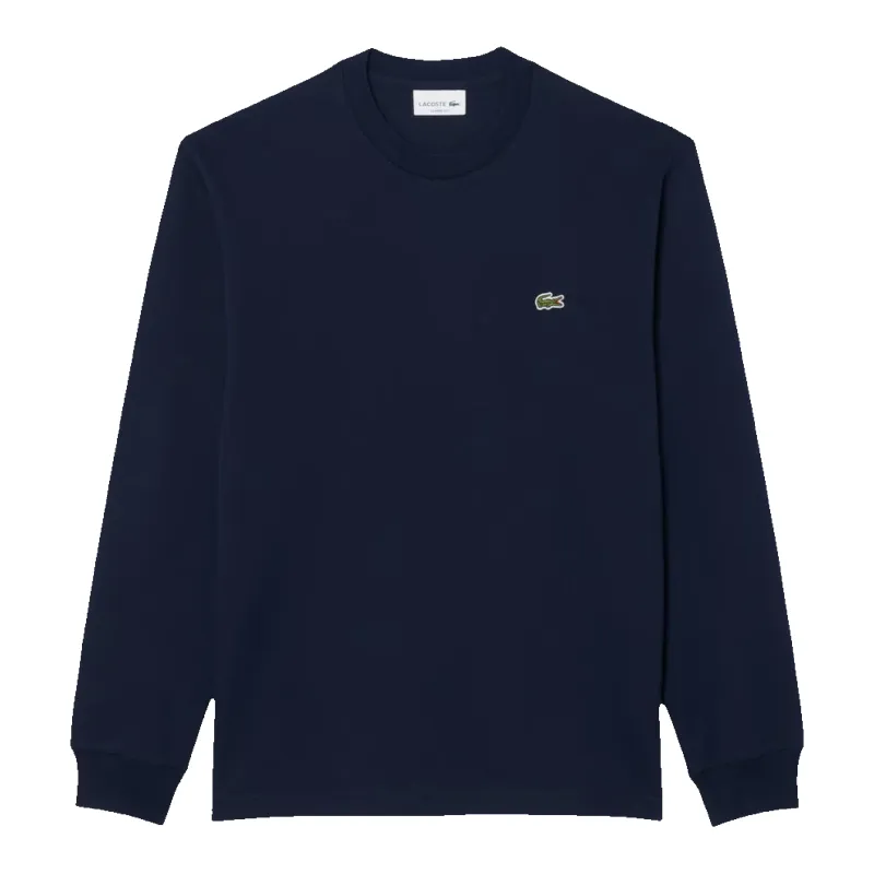 Lacoste Crewneck T-shirt Mens Navy Blue made by Lacoste