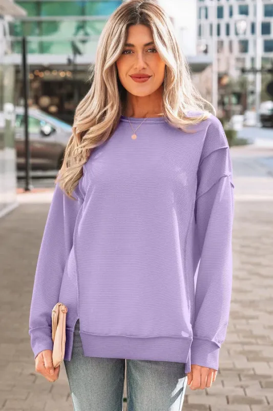 Threaded Pear Eva Drop Shoulder Baggy Pullover made by Threaded Pear