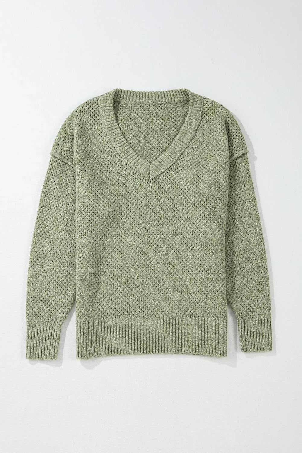 Threaded Pear Juliette Loose Eyelet Shoulder Sweater sold by Zulily product image thumbnail 4