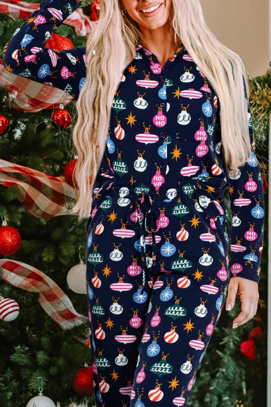 Threaded Pear Mazie Christmas Lights Print Shirt made by Threaded Pear