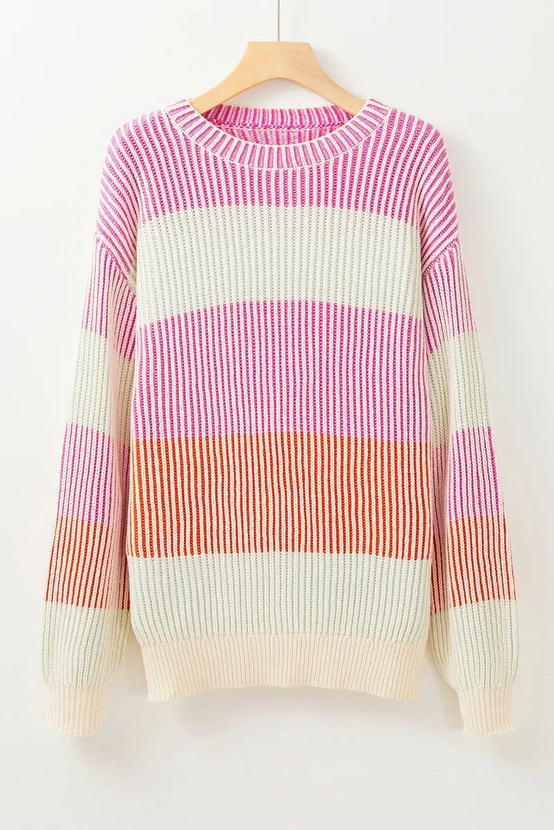 Threaded Pear Ella Knit Bubble Sleeve Sweater sold by Zulily