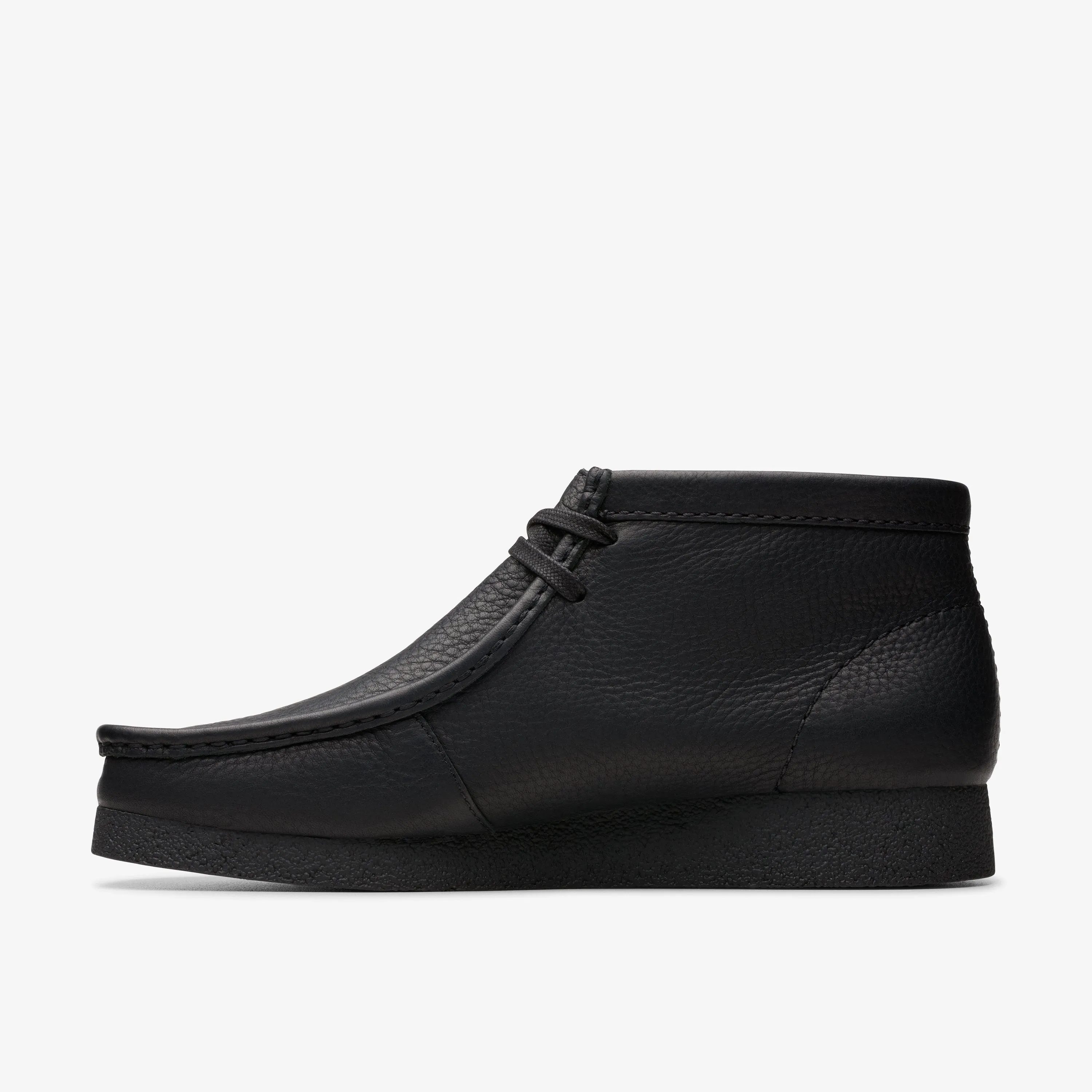 Clarks Mens Wallabee Evo Boot - Black Leather sold by Zulily product image thumbnail 2
