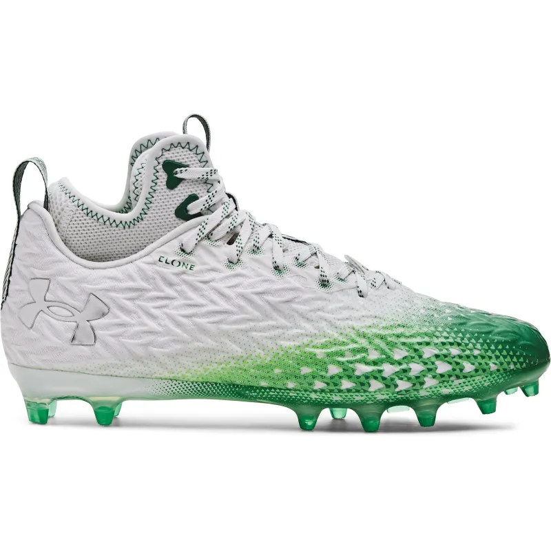 Under Armour Mens Spotlight Clone 3.0 MC - White/Team Kelly Green made by Under Armour