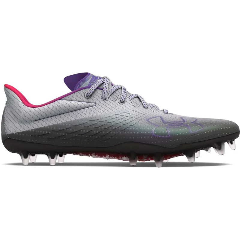 Under Armour Womens Blur Smoke MC Football Cleats - Grey Black made by Under Armour