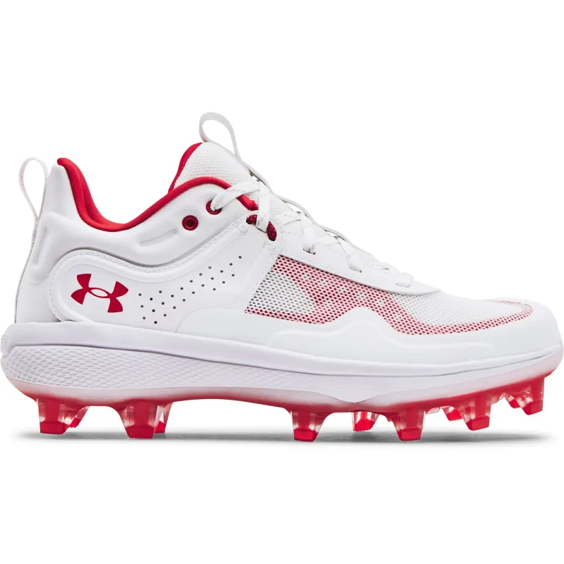 Under Armour Womens Glyde MT TPU - White/Red made by Under Armour