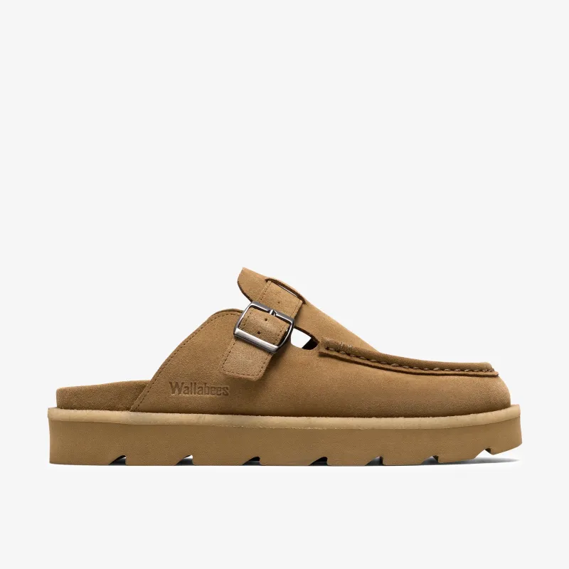 Clarks Mens Meare Mocc - Dark Sand Suede made by Clarks